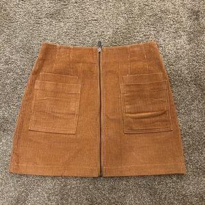Brown Corduroy skirt